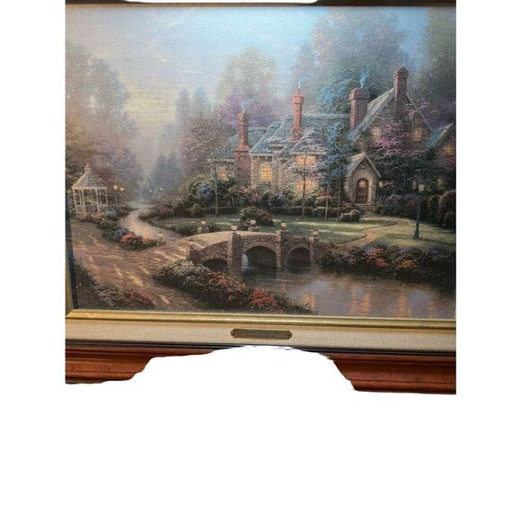 Thomas Kinkade "Beyond Spring Gate" sighned - Picture 2 of 16
